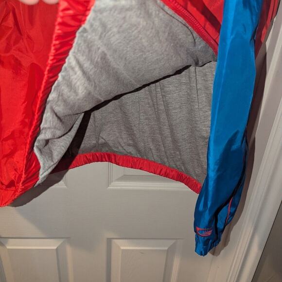 VTG Kansas Jayhawks KU Pullover Jacket Blue Mens Size L G-lll Sports Carl Banks - Picture 10 of 14